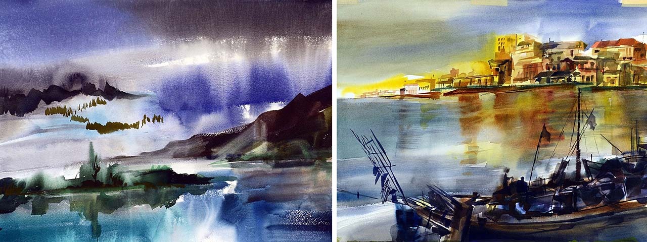 Rand McNally painted card